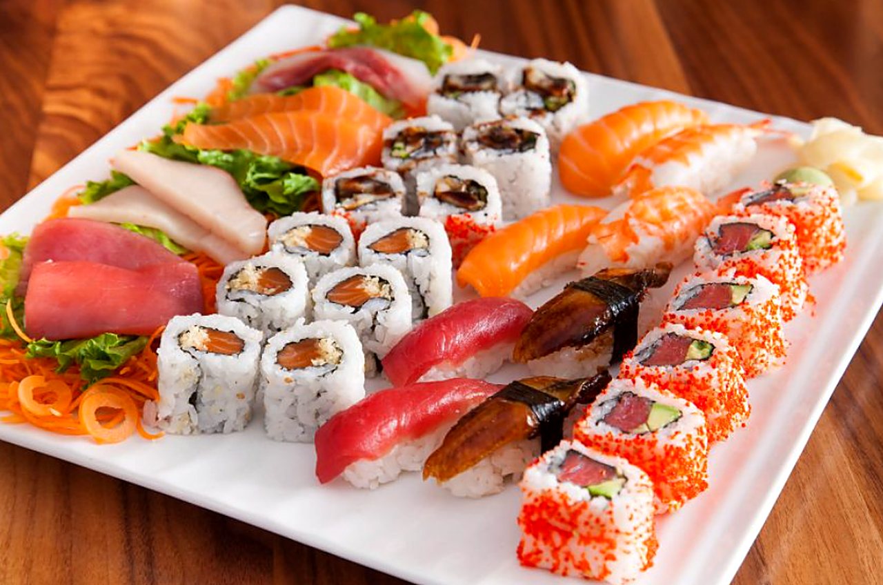 Sushi platter